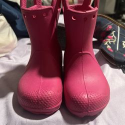 Croc Rain Boots Size 6 Kids 