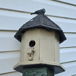 Bird House On Post