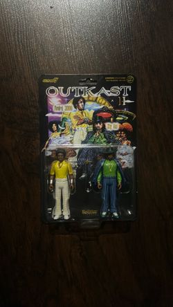 SUPER 7 OUTCAST Andre 3000 & Big Boi figures