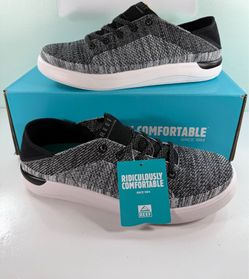 New Reef Swellsole Neptune Shoes Mens Charcoal Light Comfort Sneaker