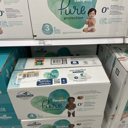 Pampers Pure Diapers Size 4, 3