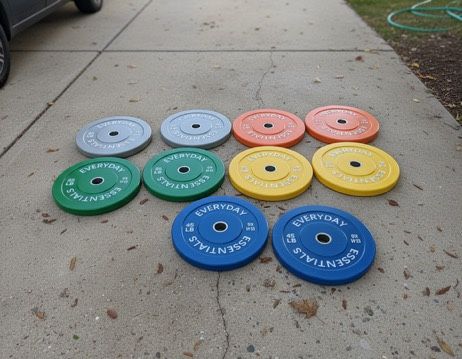 260lb Weight Plates Set - Olympic Bumper Plates (Brand New!)