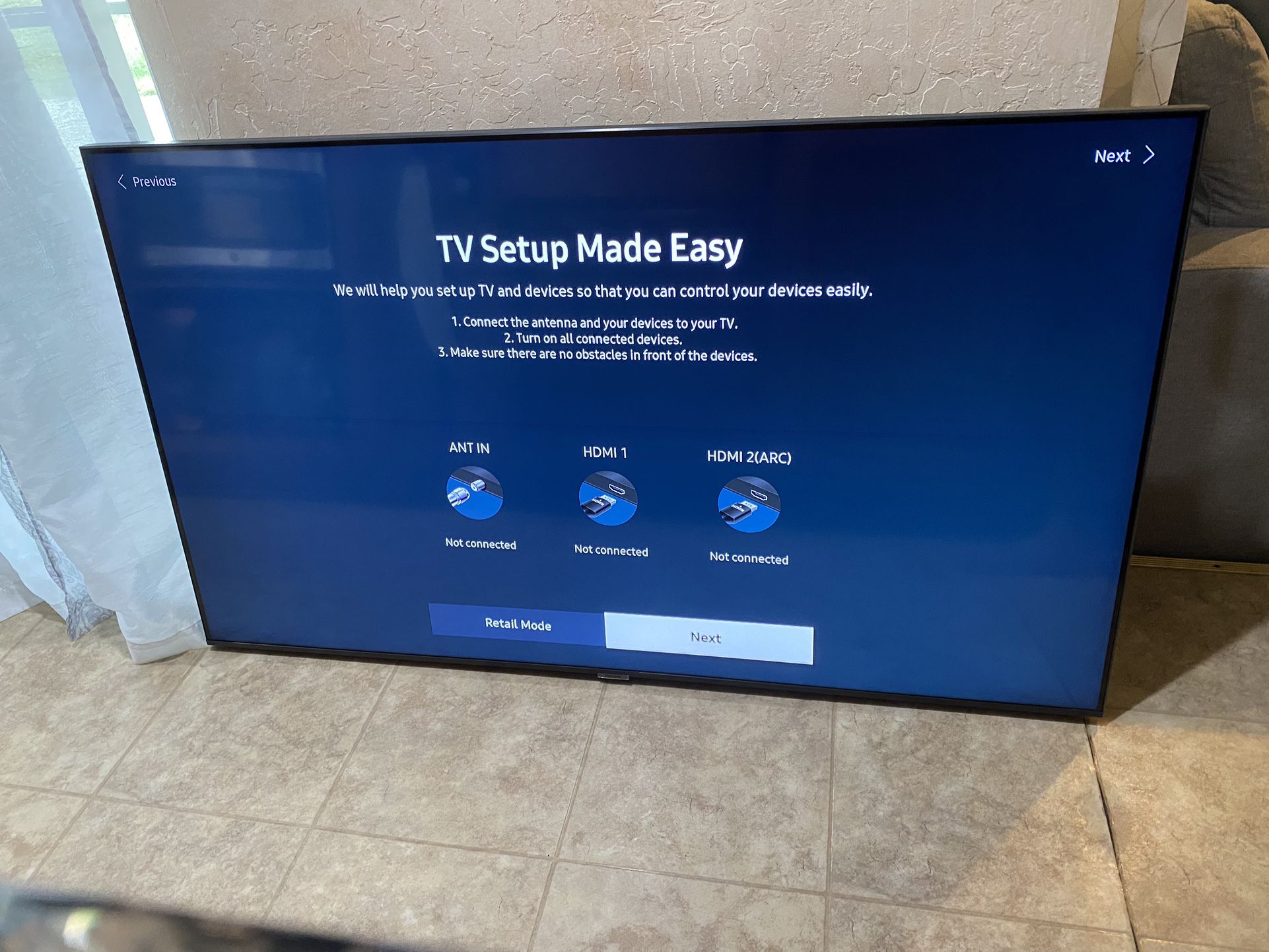 55 Inch Samsung TV For Sale