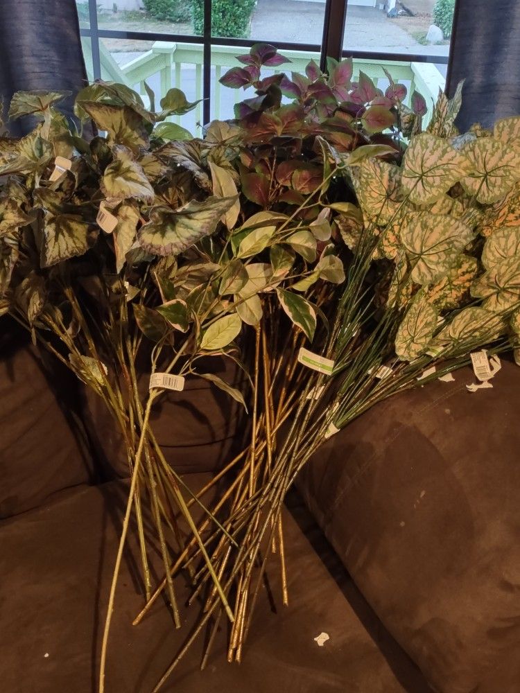 large 32 Inch Fake Plants Flowers, By Ashland. New