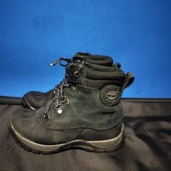 Timberland Kids Black All Weather Boots (Size 1)