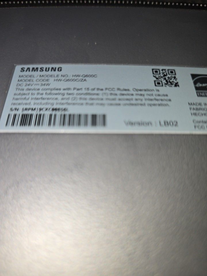 Samsung Sound Bar