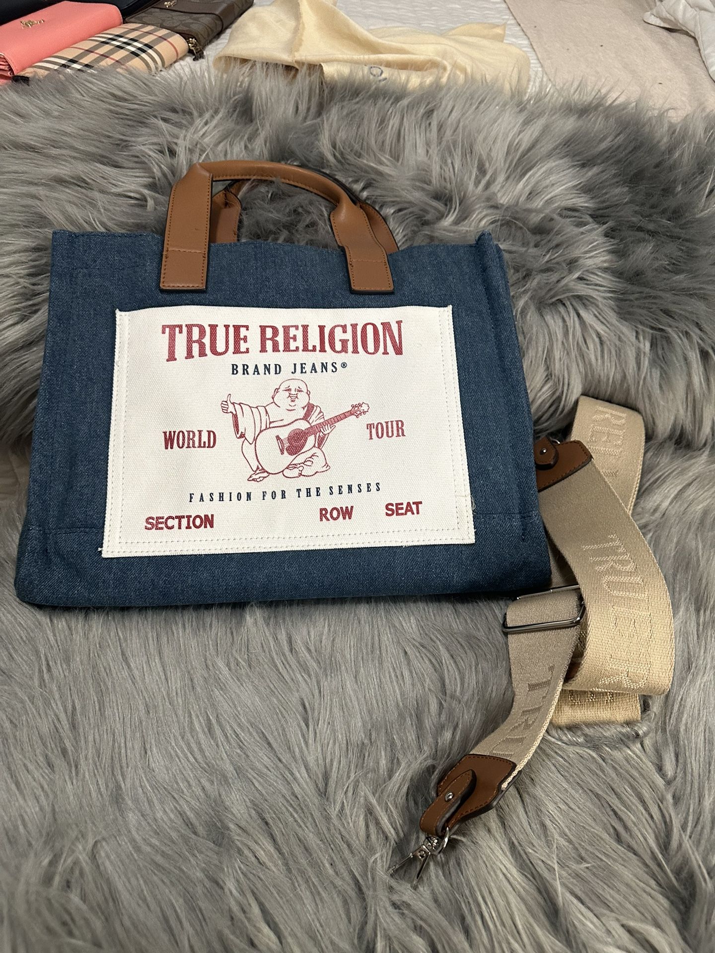 True religion tote bag