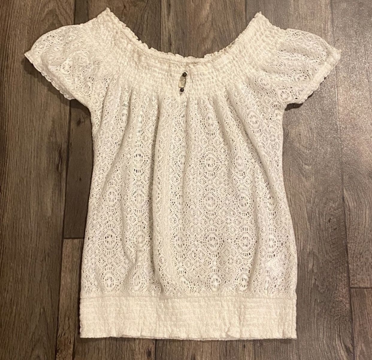 Lucky Brand Crochet Top | Shirt | Tunic