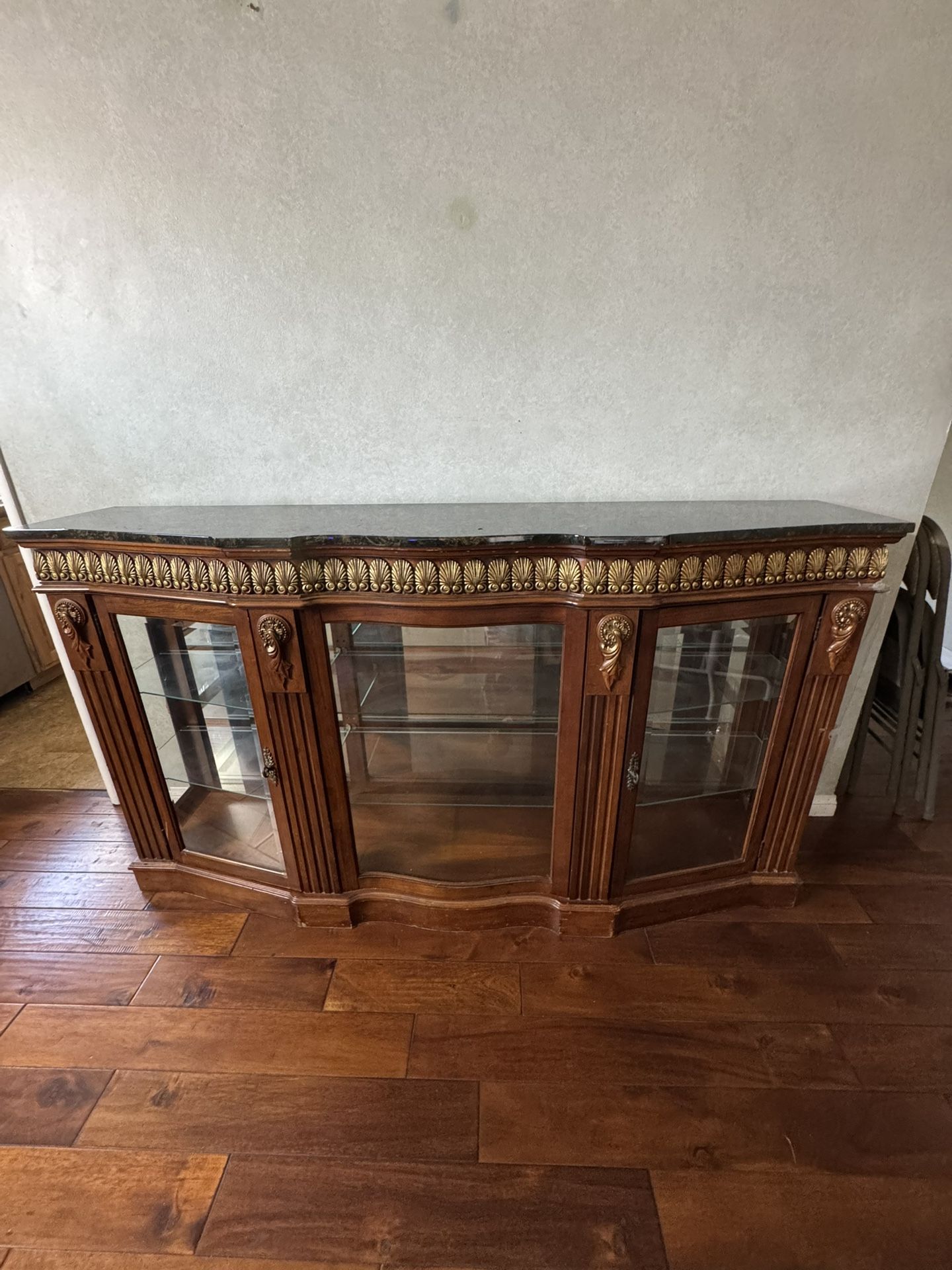 China Cabinet Glass View Granite