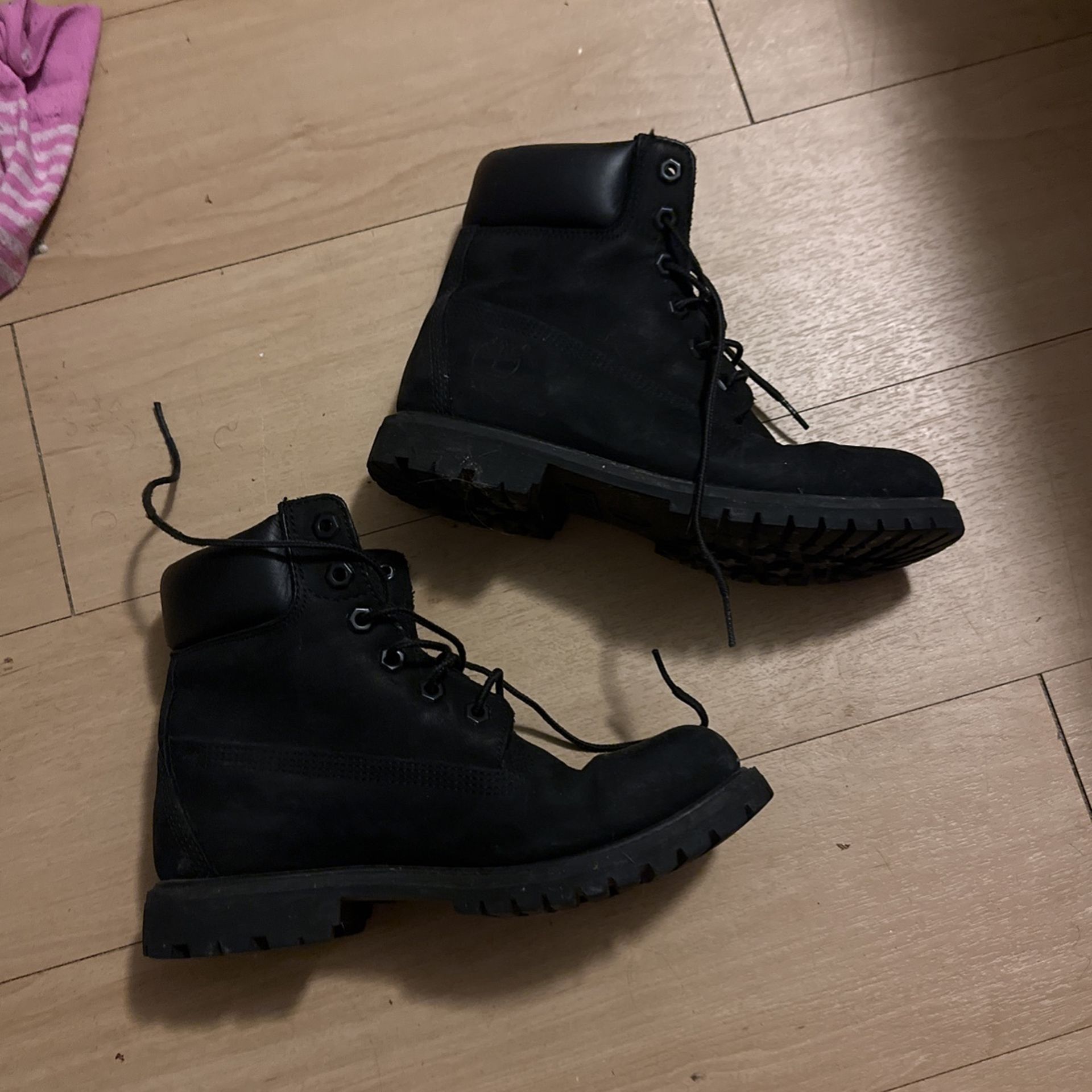 Black Timberland Boots