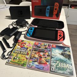 🎮 Nintendo Switch + 3 juegos + Memoria 128 GB – $300
