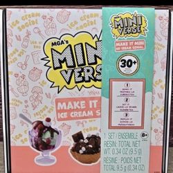 Miniverse Make It Mini Food Ice Cream Social Exclusive Playset [Not Edible!]