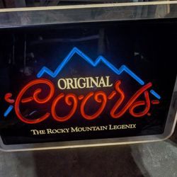 Coors Light Bar Sign 