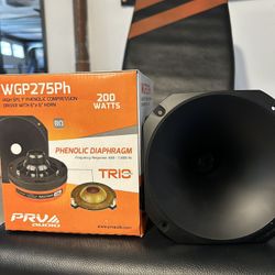 PRV AUDIO WGP275Ph 1” Exit Phenolic Driver Horn CHUCHERO