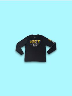 Denver Nuggets Nike Air Traffic Control Logo Long Sleeve T-Shirt Black Large