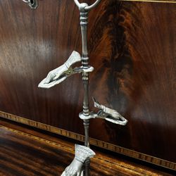 Antique Brass Note Clip Stand