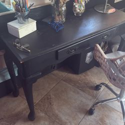 FREE- black antique Entry Table