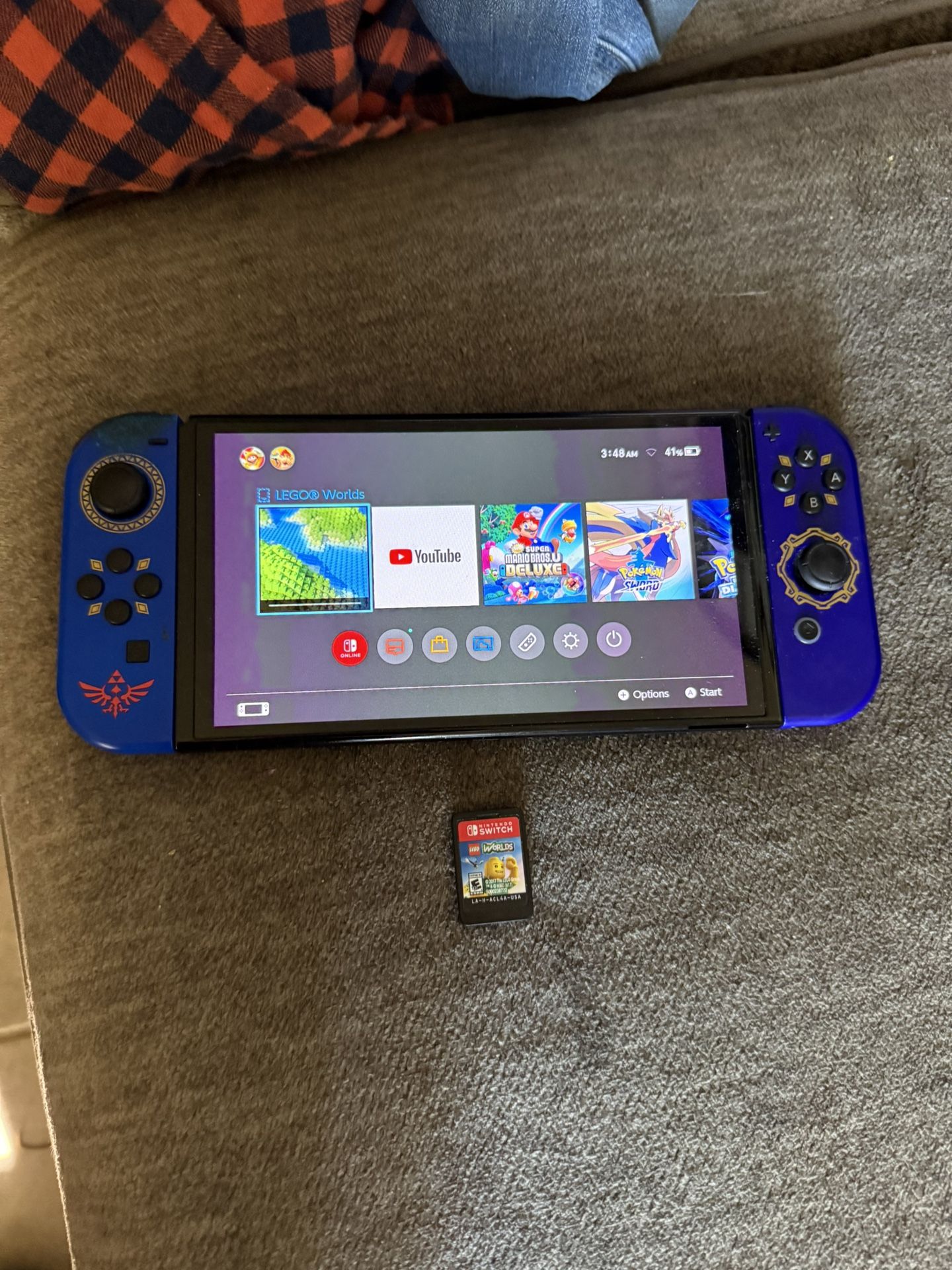Nintendo Switch Oled With Lego Worlds