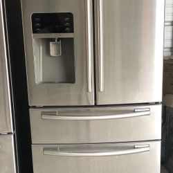Samsung Stainless Four Door French Door Fridge 