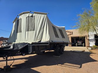 17 ft Jumping Jack:  Blackout Edition  Toy Hauler/Camper