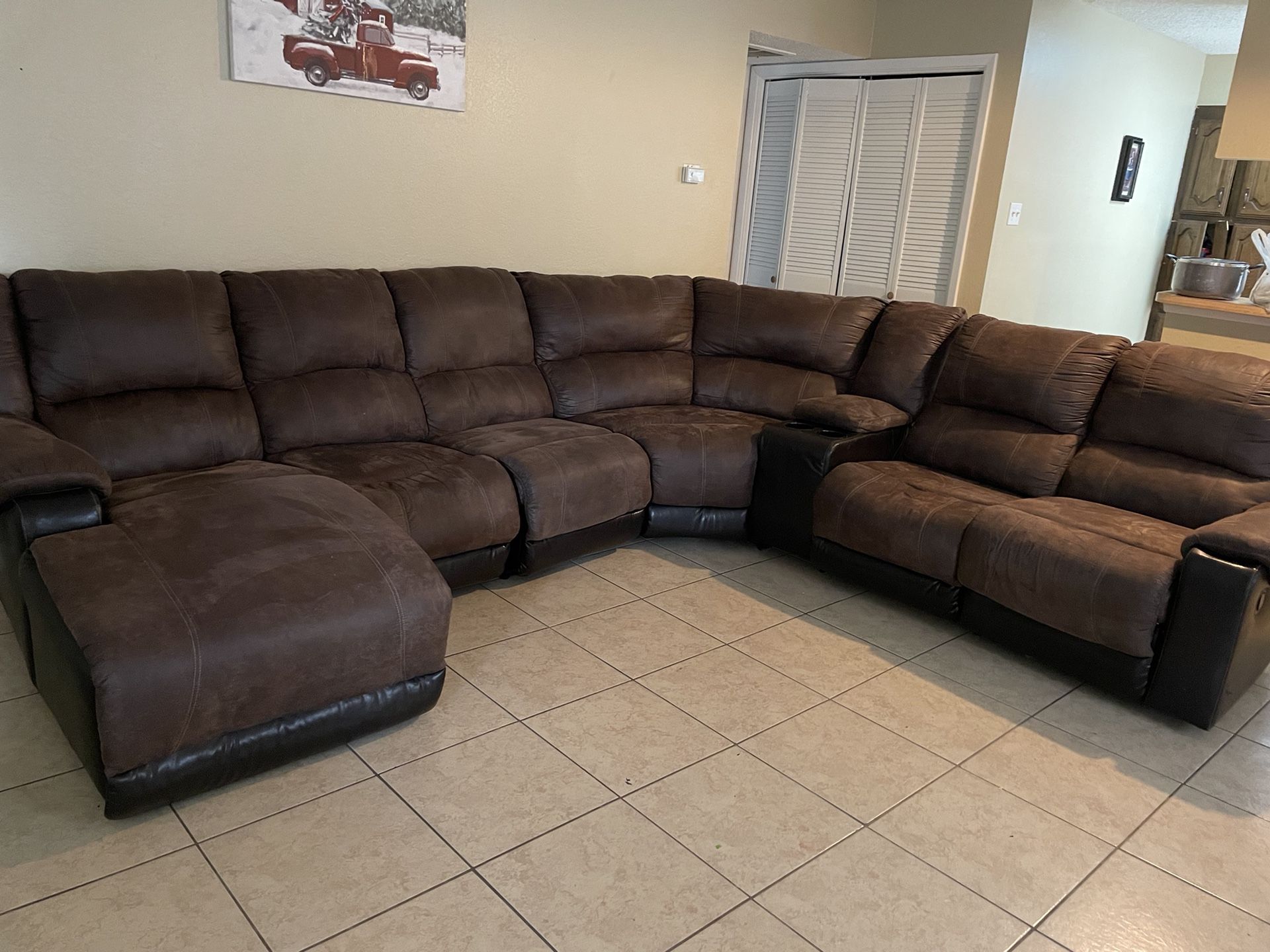 Brown Reclinable Sectional Couches for Sale in Irving, TX OfferUp