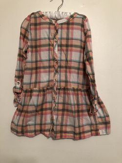 Girls plaid tunic