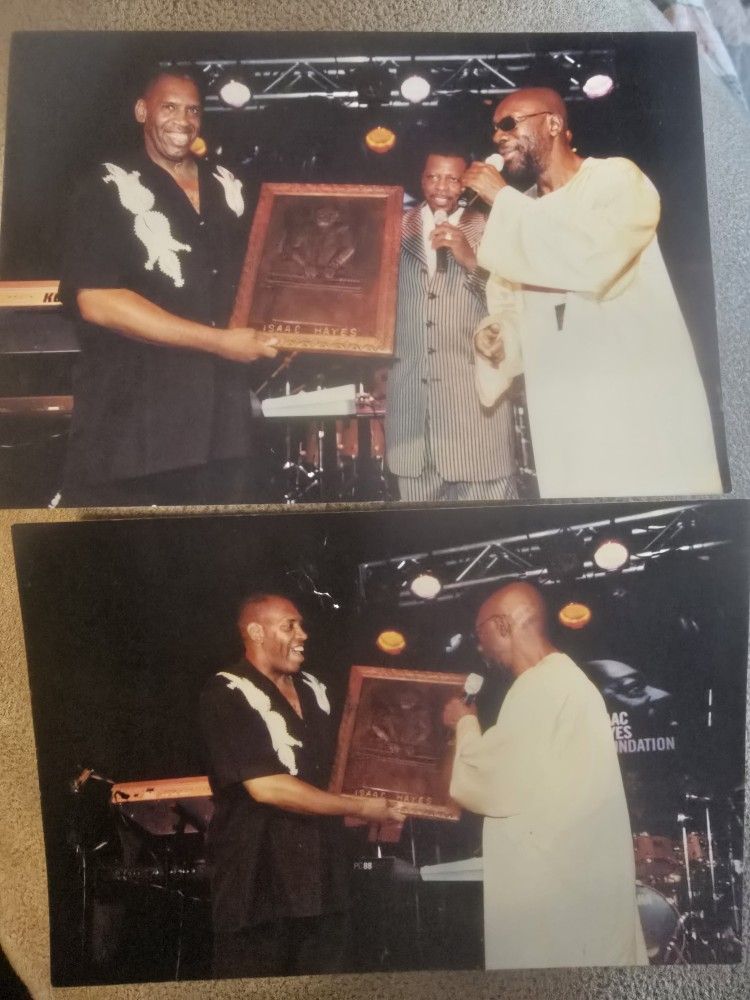 (2) Real Photos Of Isaac Hayes 