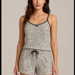 Two-Piece Transparent Pajama Set