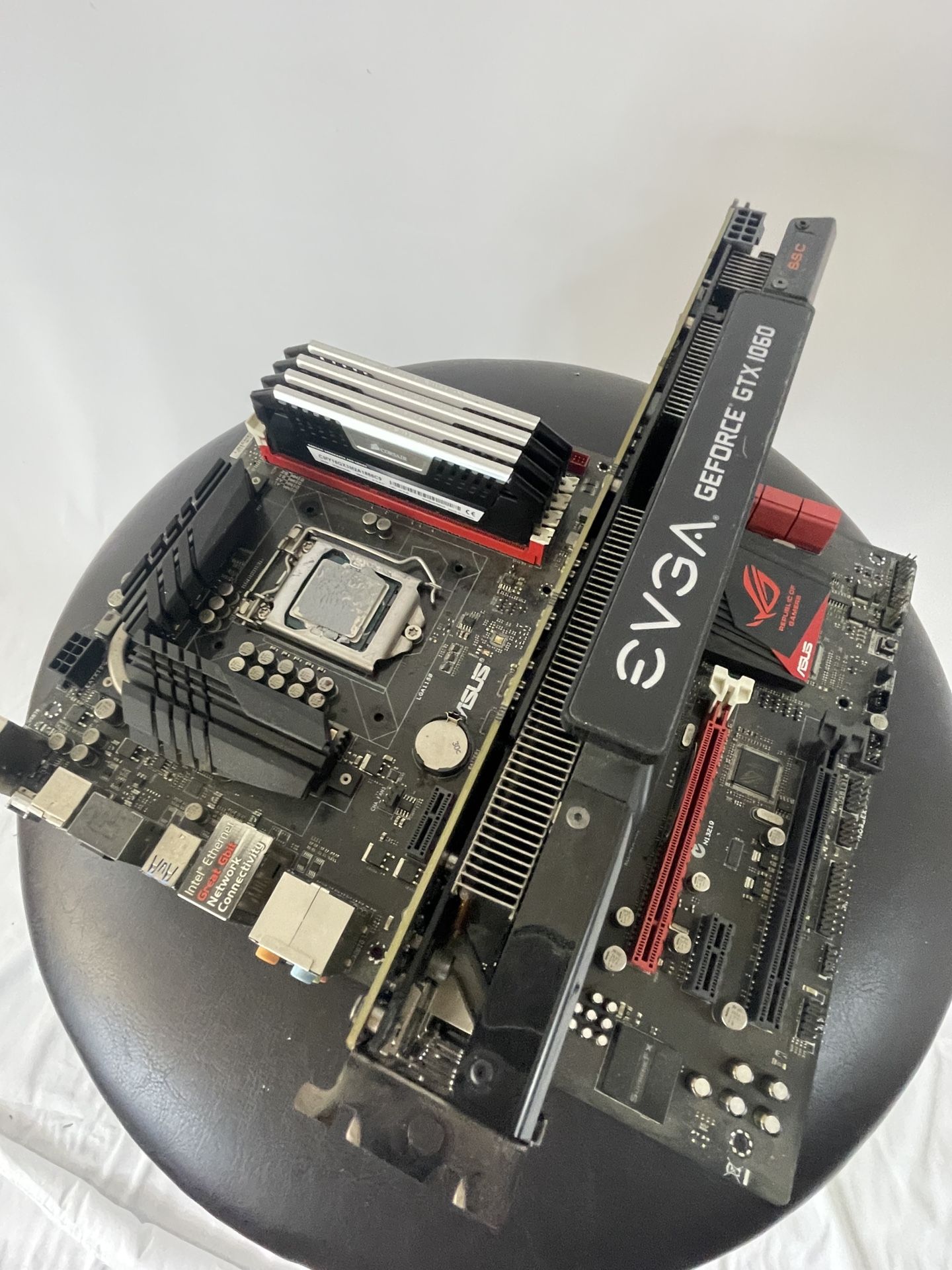 Motherboard, 32gb RAM, CPU, Cooler, GPU, Power Supply Combo for Sale in ...