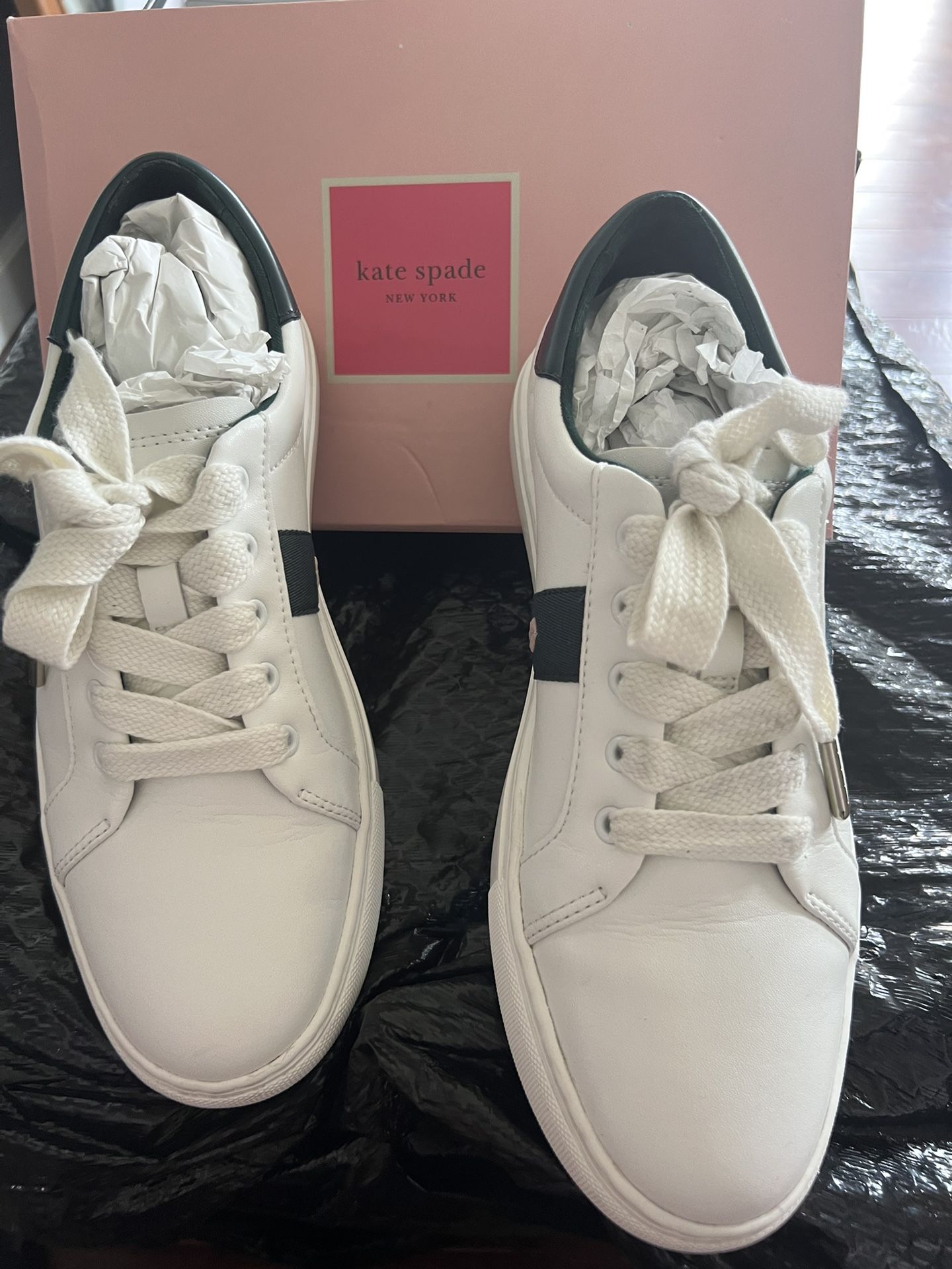 Kate Spade  leather sneakers Size 9.5