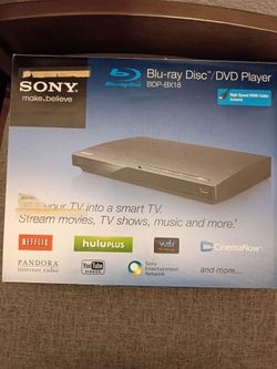 A Sony Blu-ray/DVD player