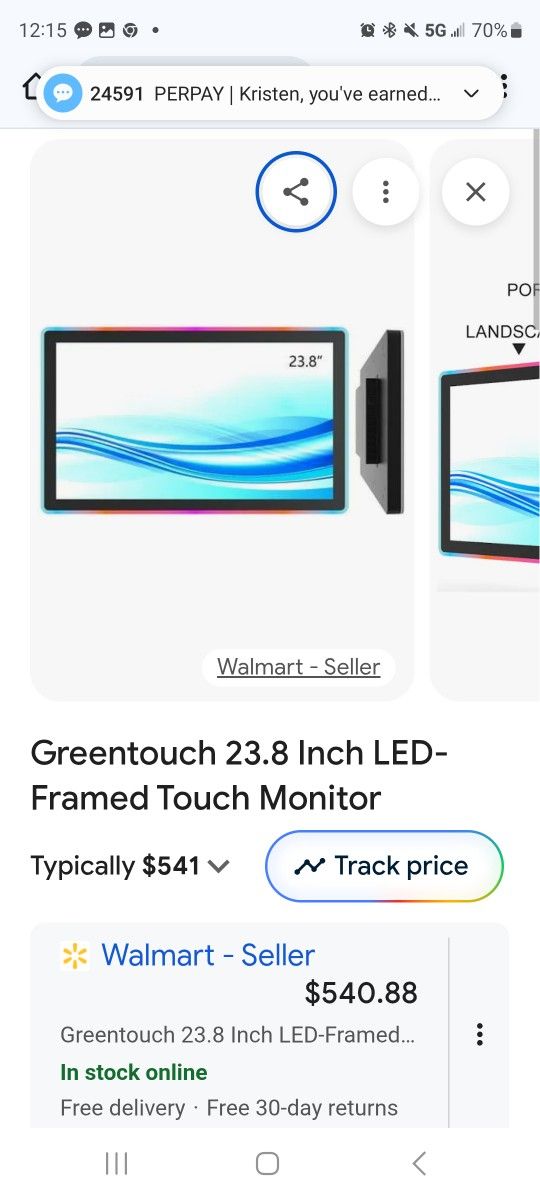 Gold finger touch screen monitor for gaming fish gaming or security purposes