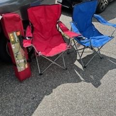 6by4 Personal Canopy And 2 Lawn Chairs Everything For 50