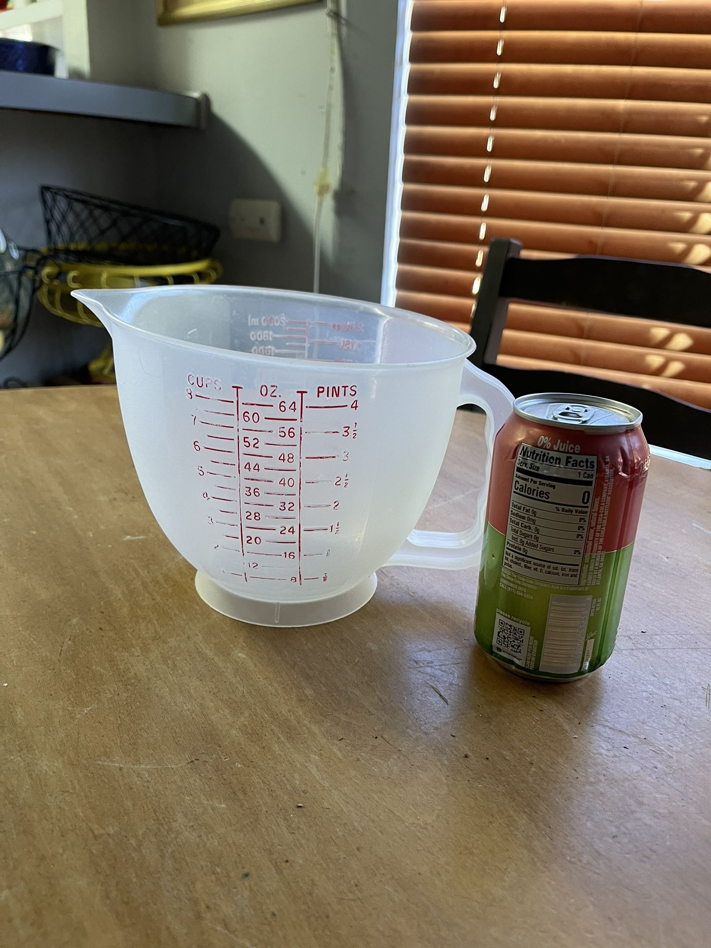 Tupperware 8 cup measuring cup. If you’d like new lettering, just red permanent marker works great. Rochester wa