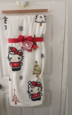 Hello Kitty Christmas Blanket 