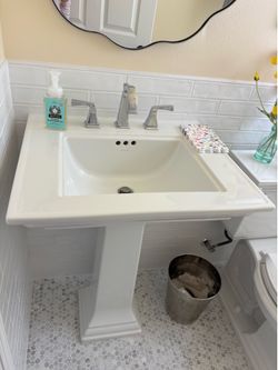 Kohler Memoirs Pedestal Sink Top ONLY