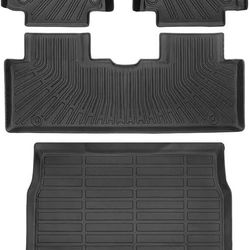 Floor Mats for 2023 2024 2025 Hyundai Ioniq 6, Trunk Mat All Weather TPE Protector for Hyundai Ioniq 6 Accessories
