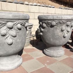 New Flower Pots Made Out Of Cement Perfect Gift 💝 