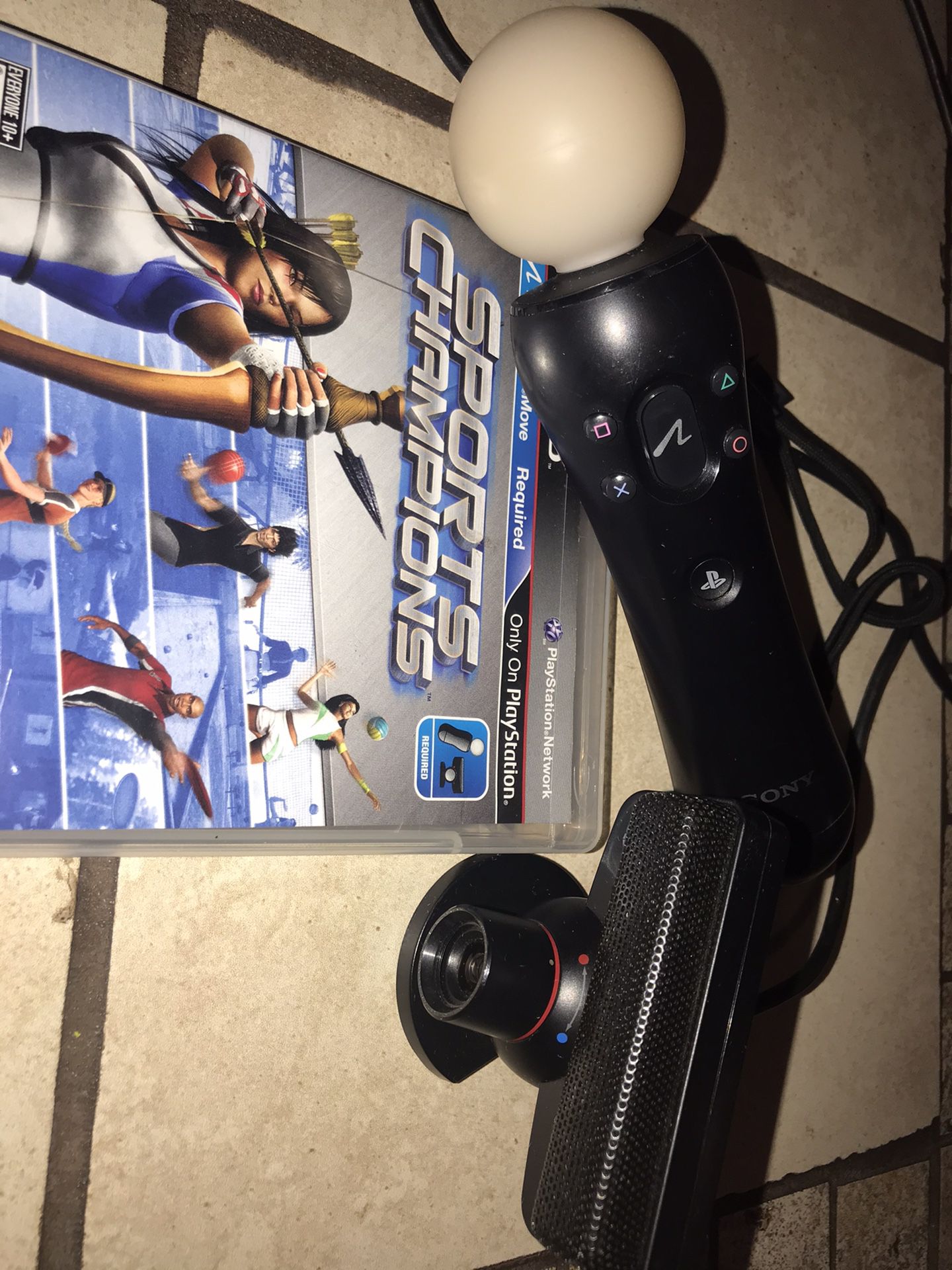 PS3 Motion equipment and game