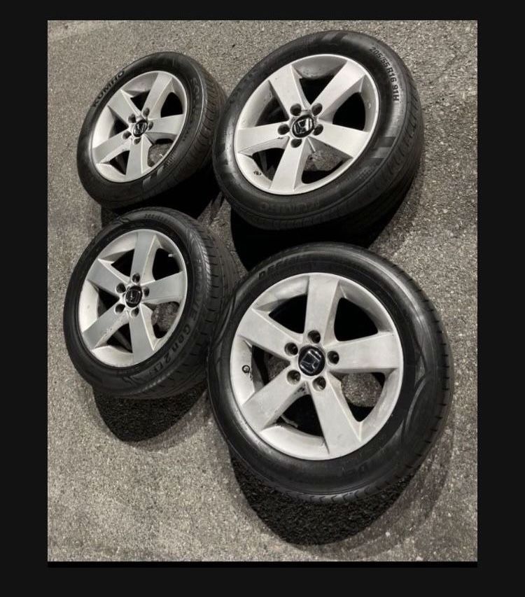 4 — 205/55r16 5x4.5 5x114.3 Stock Honda Civic Accord Rsx Camry Corolla ...