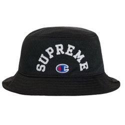 Supreme Champion Mesh Crusher Bucket Hat Black