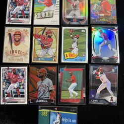 Jo Adell Rookie Card Lot – Mint Condition – Angels – Baseball Collectibles