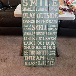 Wood Banner.