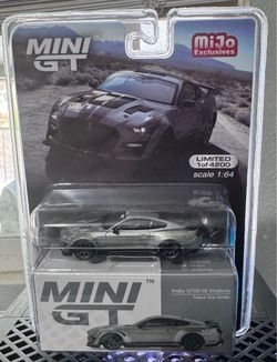 Mini GT Ford Mustang Shelby GT500 SE Widebody - Pepper Gray Metallic hot wheel