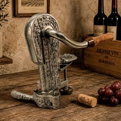 Rogar Champion Centennial 1(contact info removed) Wine Corker Corkscrew Counter Mount Vintage