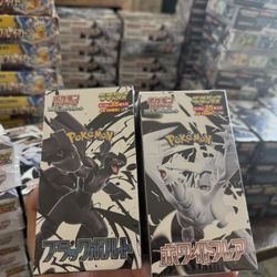 ***New Arrive***Japanese Black Bolt White Flare Deluxe Jumbo Booster Box Pokemon SV11W/SV11B