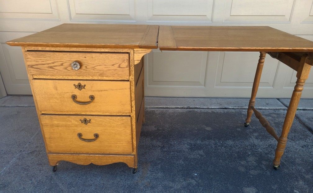 Antique Wood Desk