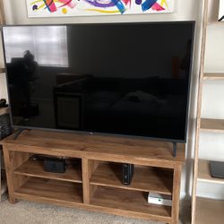 Smart 65” LG TV and Stand Included