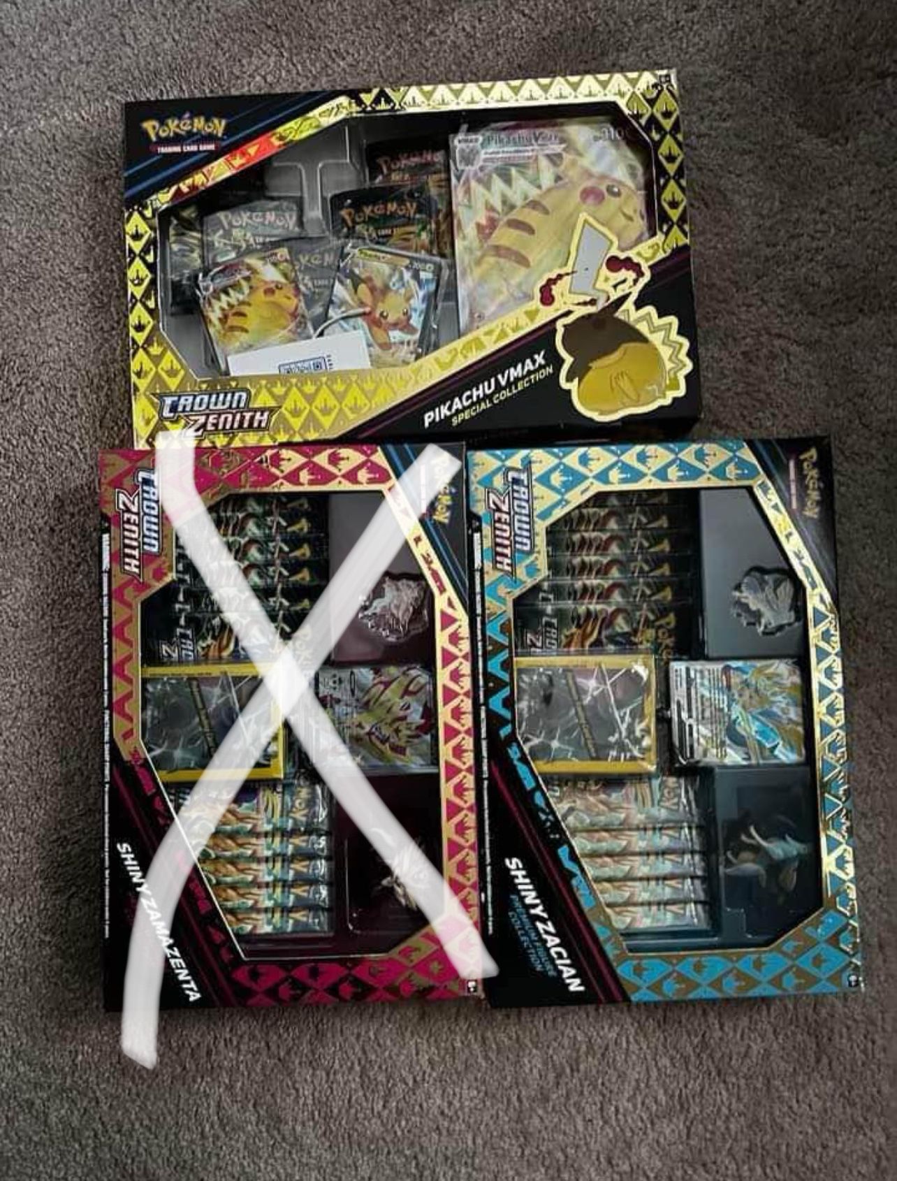 Pokémon Crown Zenith Collection Boxes 