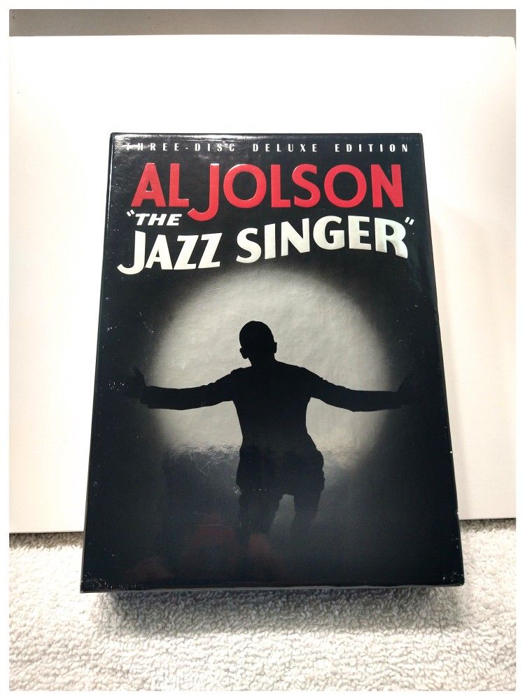 Al Jolson 'The Jazz Singer' 3-Disc Deluxe Edition DVD Set (1927)